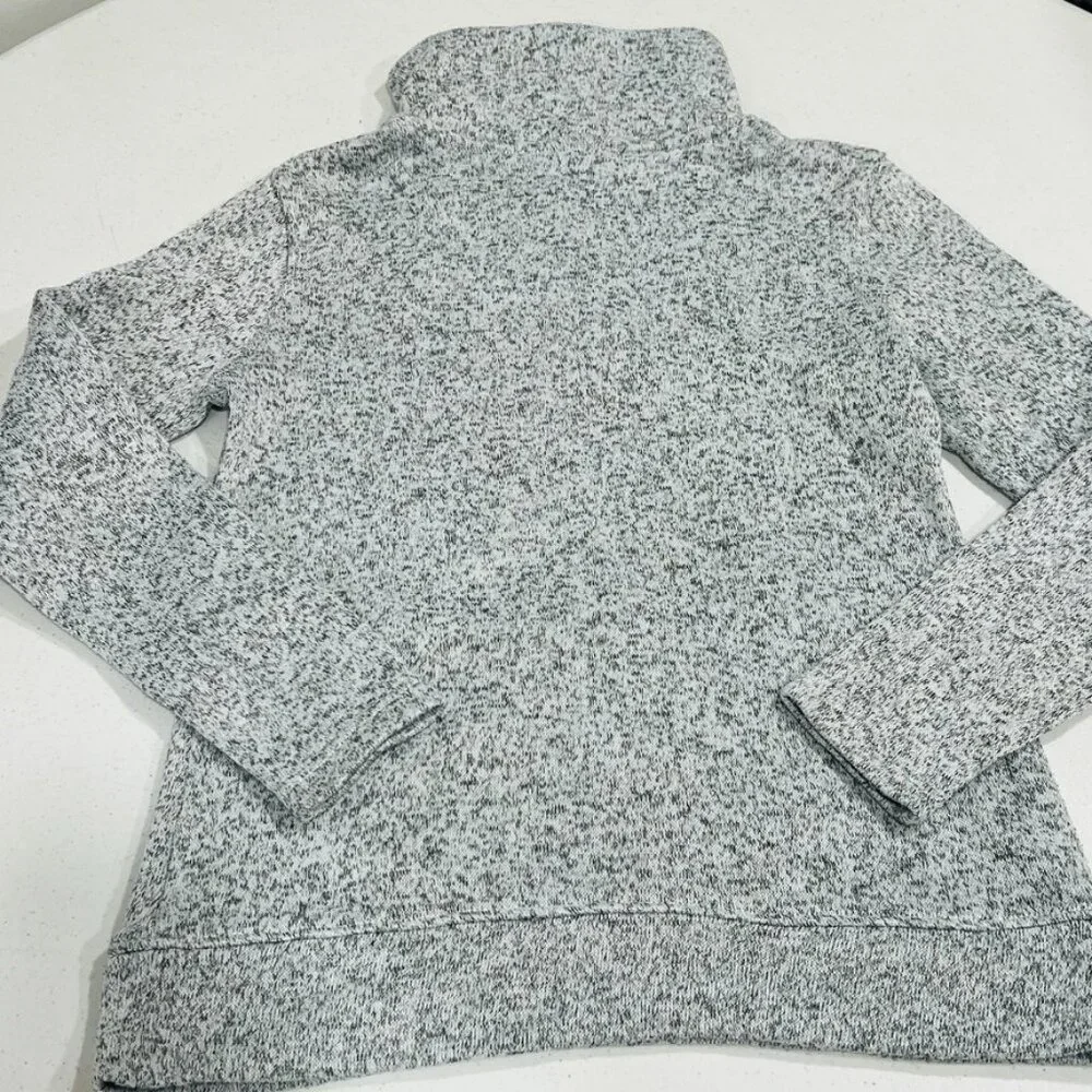 Xavier Musketeers Champion Elite Fleece Sweater Pullover Henley Heathered Gray S - Picture 8 of 8